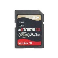SanDisk 2 GB  Extreme III SD Memory Card ( SDSDX3-002G-A21 Retail Package)