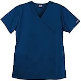 Cherokee Workwear Mock Wrap Scrub Top (XS-5X) in Assorted Colors