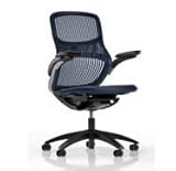 Generation Chair by Knoll - High Performance Arms - Dark Frame, Dark Bluema ....