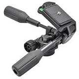 Slik SH-736 Heavy-Duty 3-Way Pan Tripod Head, Capacity: 11 lbs.