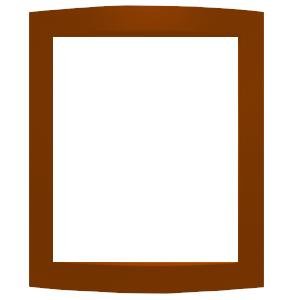 Fine chestnut furniture finish with curved mouldingFine chestnut furniture finish with curved moulding