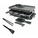 Swissmar KF-77041 Gourmet 8-person Black Raclette Grill Kit