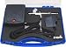 12 Volt DC Battery Powered Airbrush Cake Decorating System Model G23 Precision Dual-Action Gravity Feed Airbrush Set with Portable Battery Powered Mini Air Compressor Plus 4 Americolor AmeriMist Airbrush Food Colors