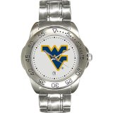 West Virginia Mountaineers Gameday Sport Men's Watch with a Metal Band