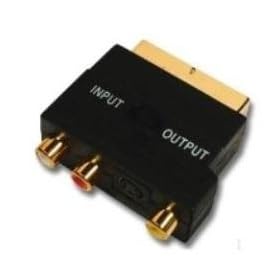 Belkin Composite/S-Video Cnnctr * Scart/3Xrca/Mindin4M;Gold