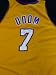 Lamar Odom Autographed/Hand Signed Swingman Yellow Lakers Jersey