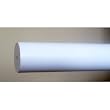 1-3/8 inch Wood Smooth Drapery Rod in White Finish - 6' long [CAPITOL CITY LUMBER]