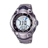Newest Casio PRG-70T Titanium Triple Sensor Solar Pathfinder Yacht Timer Duplex LCD display Watch by Casio