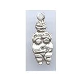 An Earth Mother Willendorf Goddess Charm Sterling Pagan Jewelry