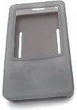 Microsoft Zune Silicone Case Cover Skin w/ Neck Strap - (Smoke)