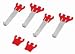 Search Our Specialty Mall : Pro Spark Plug Wire Loom Chrome Brackets w/Red Separators Incl. 4 Brackets/Four 2-Wire Separators/Two 3-Wire Separators Up To 9mm Wires