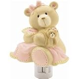 Baby Gund Bear Tales 3.5" Nightlite Pink