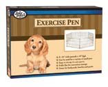 K-9 Keeper Exercise Pen with Door, 18-Inch H