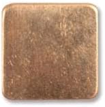 Solid Copper Squares, Slightly Rounded Smooth Edges, 1/2" Square Stamping Blanks, 24 Gauge, Bulk Bag of 72 Pcs., Great Tag for Jewelry Making Design Stamps and Metal Punches
