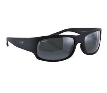 *NEW* Maui Jim Longboard 2222M Matte Black Rubber/Neutral Grey Sunglasses