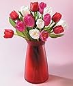 Sweetheart Tulips with Ruby Vase