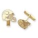 14K Minnesota Vikings Helmet Cuff Links - NF1139