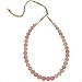 Handmade Necklace Rose Quartz Gemstone Jewelry 26 inches (rosequartz015)