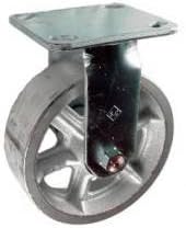 Mapp Caster146CIRB620R, 6" x 2" Cast Iron Wheel Rigid Caster - 1200 lbs Capacity