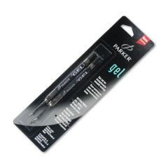 Parker Refill for Retractable Gel Ink Pens, Medium, Black Ink, 2 per Pack (30525PP)