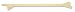 Puritan 2183 Double-Ended Style Wood Cervical Non-Sterile Scraper, 7