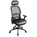 Office Star SPACE Collection: Deluxe Matrex Back Executive Chair with Leather Seat