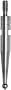 Brown & Sharpe TESA 074105997 Carbide Ball Tip Measuring Insert for Interapid 312 Dial Test Indicator, 0.060" Diameter, 0.650" Length