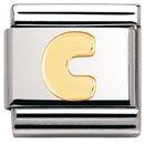 Nomination Composable Classic BUCHSTABEN Edelstahl und 18K-Gold (C) 030101 Preisvergleich