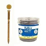 Brown Composite Deck Screws, 800 Pk 2 1... by Rex