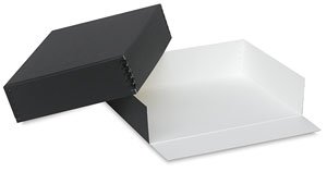 Lineco Museum Storage Boxes - Black, 9 times; 12 times; 3, Museum Storage Box
