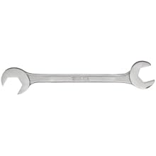 Martin 3718 Forged Alloy Steel 7/8" x 7/8" Opening 15 and 60 Degree Angle Hydraulic Wrench, 8.25" Overall Length, Chrome Finish