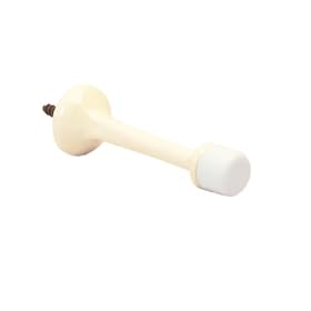  Ives 61A5 Satin Brass Blackened 3 3/16 inch Projection Aluminum Baseboard Rigid Door Stop 7/8 inch Base Dia