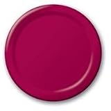 Burgandy Royale 7 inch Paper Plates 24 pc