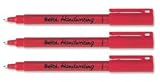Berol Handwriting Pen Water-based Ink Plastic 0.9mm Tip 0.6mm Line Black Ref S0378750 [Pack of 12]