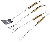 Eigenschaften Campingaz 64005 / Campingaz 63946 Grillbesteck 3-teilig, mit Lederschlaufen