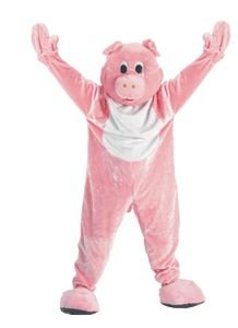 Pig Mascot Adult Costume One Size Standard (DUM)