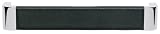 Atlas Homewares 7-Inch Paradigm Collection Paradigm Cabinet Pull - Long, Black Leather #3151-BL