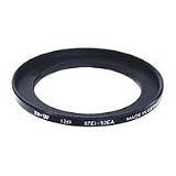 B + W Step-Up Adapter Ring 52mm Lens Thread to 67mm Filter Thread.
