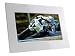 HannsG 7 Hi-Res Digital Photo Frame with USB and Card Reader - White