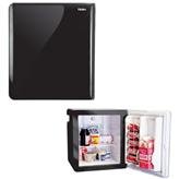 Haier America 1.7cf Refrigerator Black Recessed Handle Cans Organizer