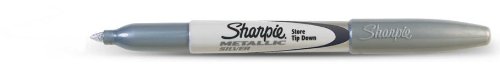 6 Pack Sharpie 39108 Sharpie Metallic Fine Point Permanent Marker 2 Pens per Pack