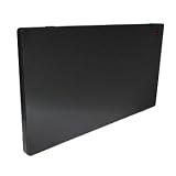 from WINTERHEAT 1.5kW Black Electric Panel Flat Glass Wall Mounted / Freestanding / Portable Convector Heater Radiator with Thermostat & Timer & Remote Model WHPHBLK02