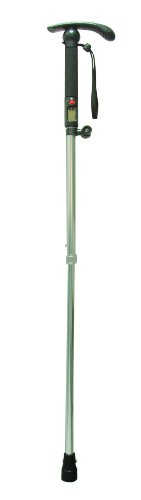 Health Mark Alumilite Walking Exercise Cane (Silver)