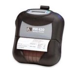 Zebra RW 420 Mobile Direct Thermal Printer 200 dpi 8 dot 104mm Print Width 76mm s 16MB Ram 8MB Flash CPCL Serial Bluetooth 2.0 (R4D-0UBA000E-00)