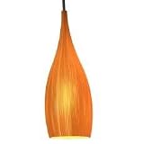 American Fluorescent Droplet Pendant, Amber #DLP113AMSCT
