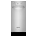 KitchenAid Architect S Series II KUCS03CTSS Full Console Trash Compactor with 1.4 cu. ft. Capacity, Air Freshener, Continuous Solid Pack Control and 5:1 Compaction Ratio: Stainless Steel