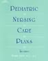 Pediatric Nursing Care Plans