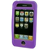 PURPLE LAVENDER Soft feel Jelly Silicone Case Cover for Cingular ATT Apple iPhone 3G