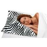 Betty Dain Satin Pillow Case Zebra