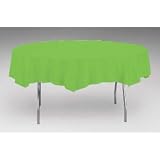 Light Green (Citrus Green) Paper Round Tablecover (Single)